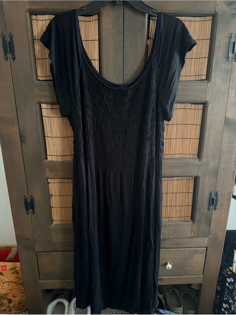 Lane Bryant Lightweight Midi Dress w/Smocked-Top - Size 18/20